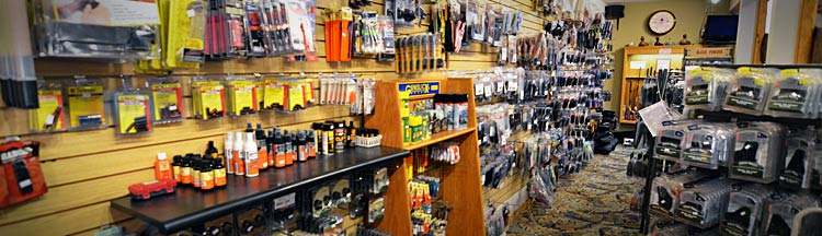 Bows & Hunting Accessories Display